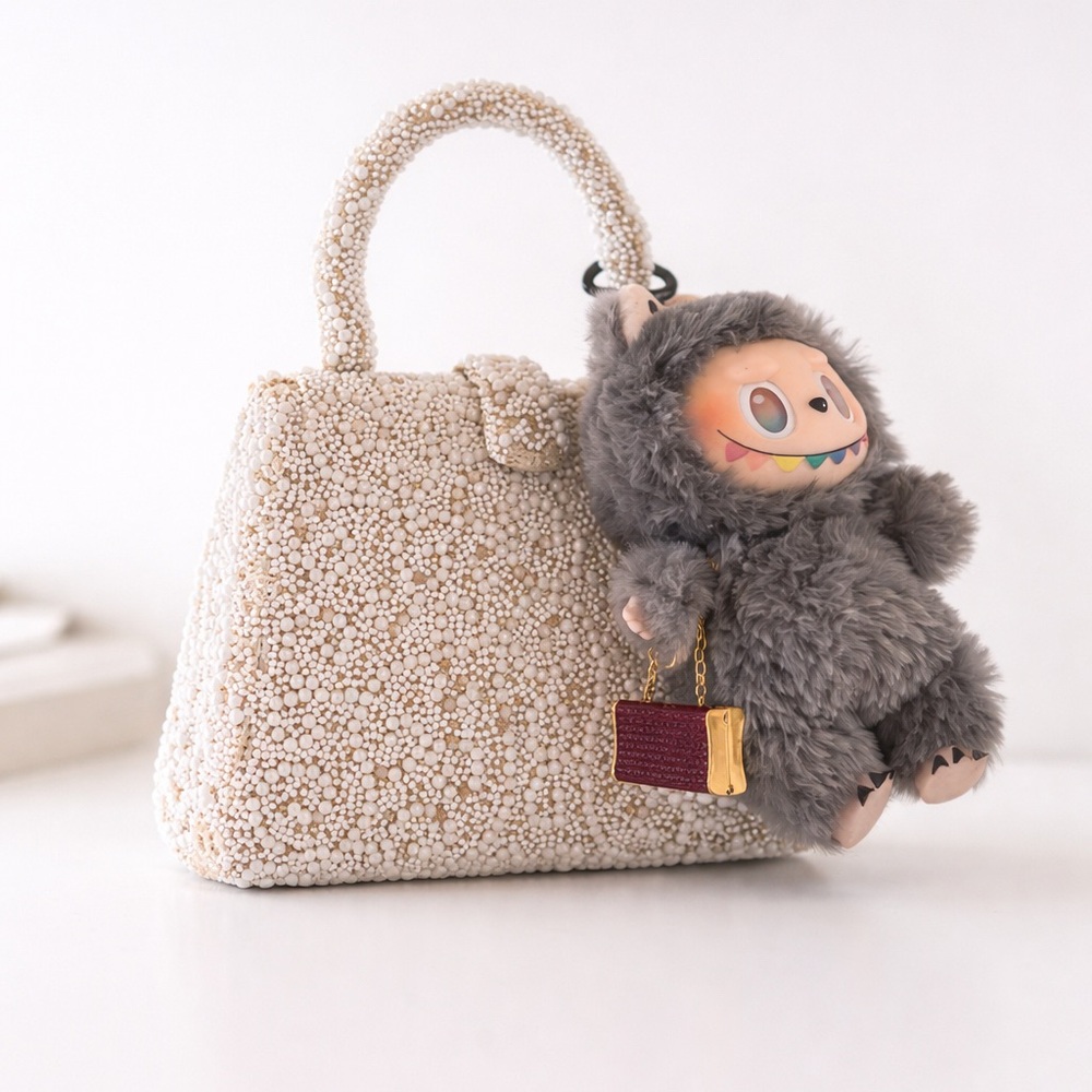 Vintage judith lieber early works, bridal bag , re imagined with a twist